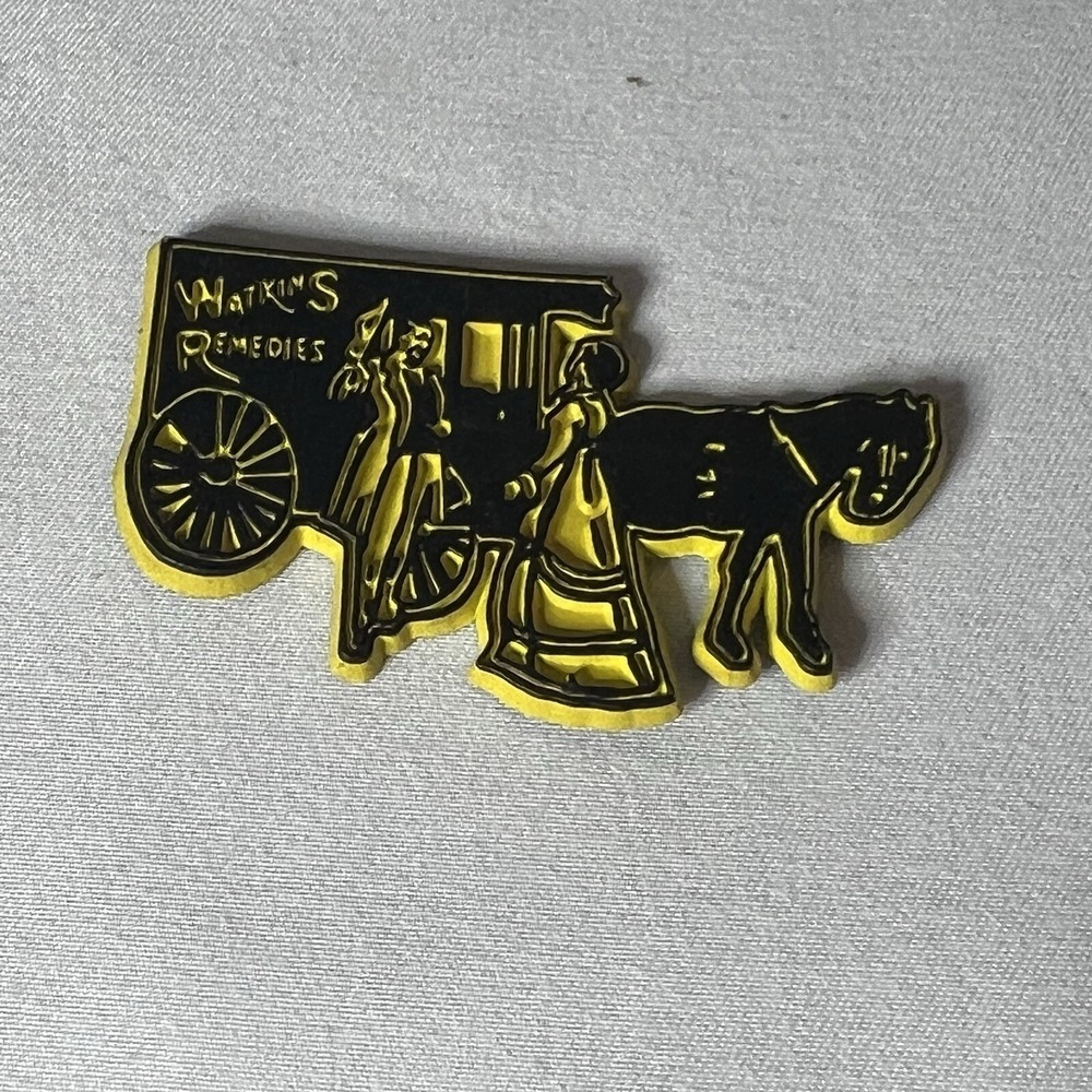 VINTAGE FRIDGE MAGNET WATKINS REMEDIES
